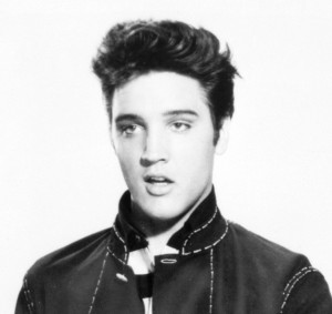 Elvis mit Pompadour