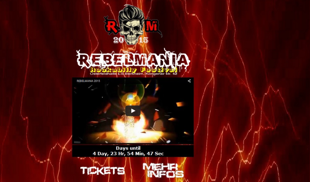 Homepage Rebelmania Rockabilly Festival